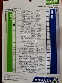 protezione vetro e cofano