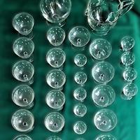 Set bicchieri in cristallo anni ’50 inciso