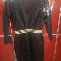 Abito donna alta moda Opium  in pizzo 