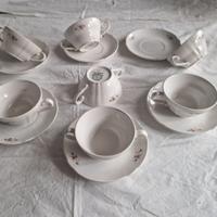 Servizio vintage tazze da brodo Laveno 6+1