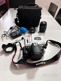 Canon EOS 1200D con accessori