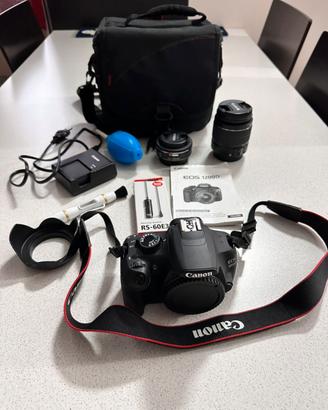 Canon EOS 1200D con accessori