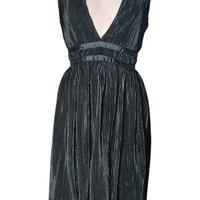 abito plissettato scolo V profondo