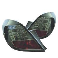 FANALI OPEL CORSA D 06-14 A LED SFONDO NERO AFFUMI