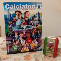  Album + Tin Box + 130 Figurine Calciatori Panini