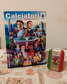  Album + Tin Box + 130 Figurine Calciatori Panini