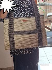 borsa a spalla uncinetto