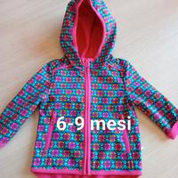 giacca softshell bambina 6-9 mesi 