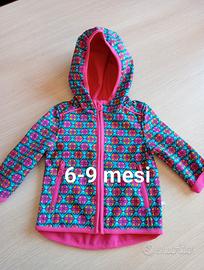 giacca softshell bambina 6-9 mesi 