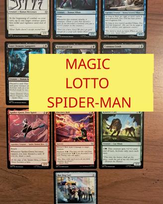 MAGIC Spider-Man Lotto 10x Carte ENG