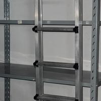 Scaffali con scala annessa