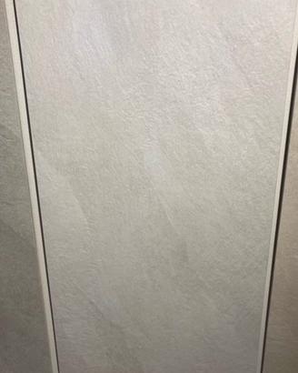 Piastrella in gres 60x120 effetto pietra bianco