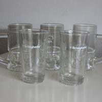 Lotto 5 bicchieri di cui 3 ex Nutella