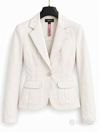 Just Cavalli Blazer Donna Bianco Made in Italy M