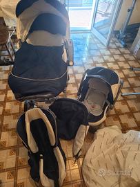 tris Chicco, navetta, ovetto e passeggino 