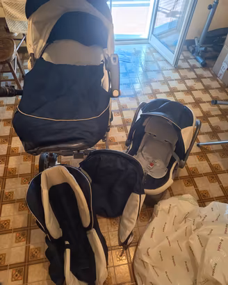 tris Chicco, navetta, ovetto e passeggino 