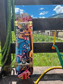 skateboard con artwork