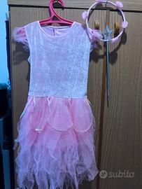 Costume Carnevale fatina rosa Trilli + accessori
