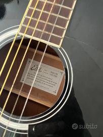 chitarra Eko ranger 6 acustica blk + custodia