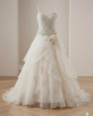 abito sposa panna taglia 44  boutique cerimonia 