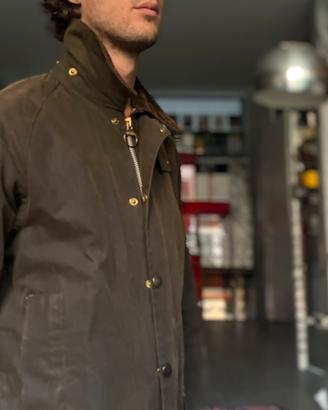 BARBOUR Moorland C38/M Giacca Verde oliva Raro '88
