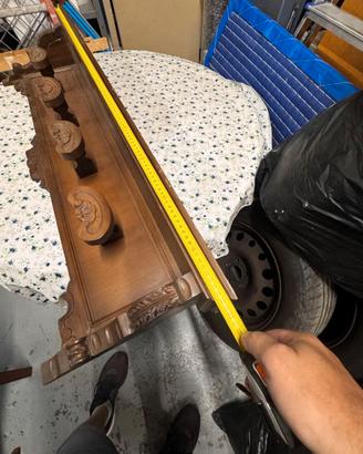 Appendiabiti vintage in legno massello