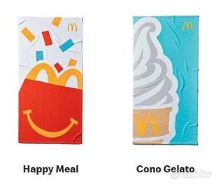 2 Teli mare McDonald’s Limited Edition NUOVI