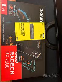 Pc gaming ryzen 5 7600x/radeon7600/32gb ram6000mhz