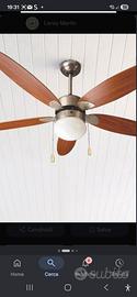 lampadario con ventilatore 