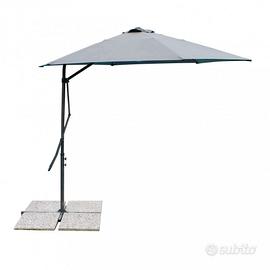 Ombrellone da Giardino 2x3m Laterale in Acciaio