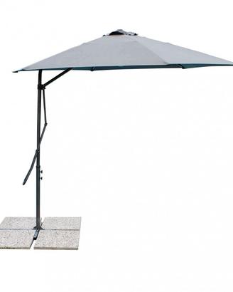 Ombrellone da Giardino 2x3m Laterale in Acciaio