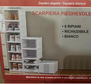 Scarpiera salvaspazio 6 piani