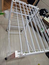 Stendibiancheria  Foppapedretti.Alluminio bianco.