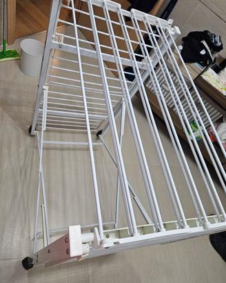 Stendibiancheria  Foppapedretti.Alluminio bianco.