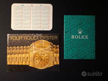 Corredo parziale Rolex 1990/1991