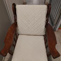 Sedia a dondolo vintage 