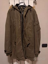 Parka uomo invernale verde militare - Taglia L