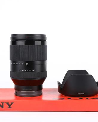 Sony 24-240mm F3.5-6.3 OSS FE USATO GARANTITO PER