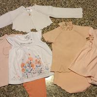 12. Abbigliamento bimba 3-6-9 mesi estivo