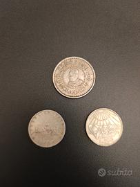 lotto monete argento lire 500