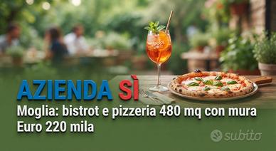 Bar pizzeria con struttura compresa