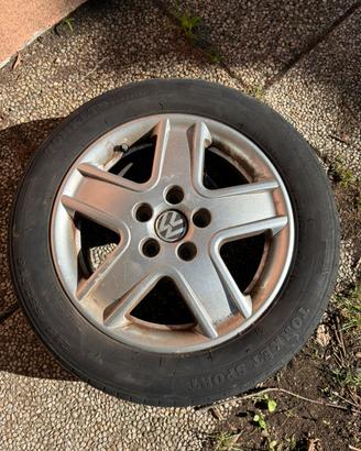 5 cerchi in lega 16" originali Volkswagen