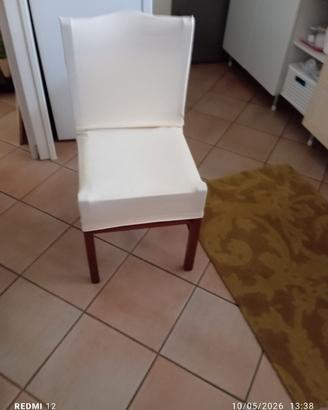 sedie con seduta in paglia,