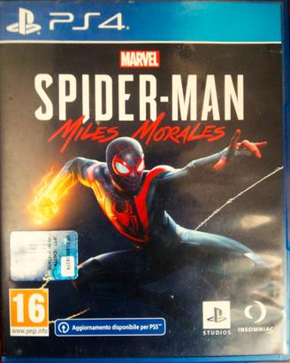 Gioco spider man miles morales PS4-PS5 14,90 Euro