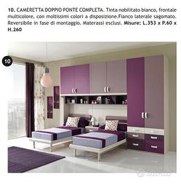 Cameretta a Doppio Ponte Completa ( già smontata)