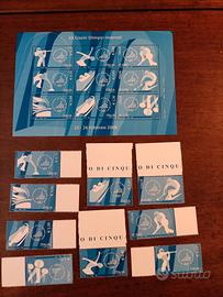 mini foglio e francobolli singoli