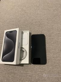 Iphone 15 pro max 256gb nero titanio