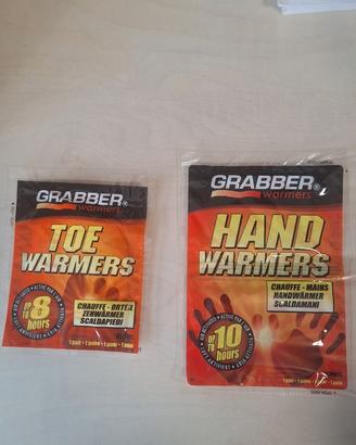 Lotto 40 Scaldini GRABBER (20 Mani + 20 Piedi) - N