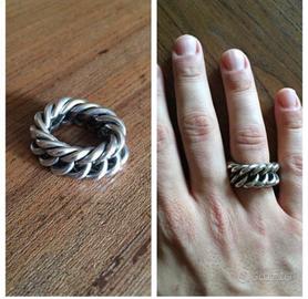 Anello Alta Moda Ugo Cacciatori tg M diam. 20/21