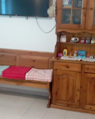 mobili legno massello taverna montagna